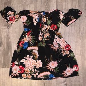 Multicolored beach summer dress